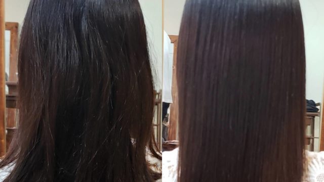 髪質改善ストレート